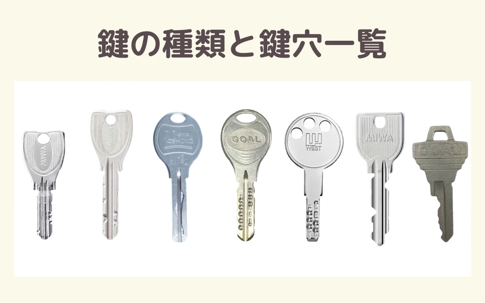 鍵の種類 アイキャッチ画像