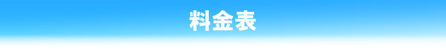 料金表