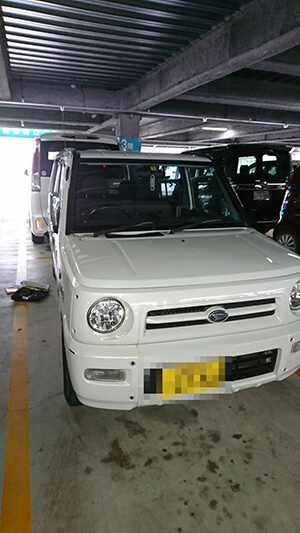 小山市_車のインロック解錠前