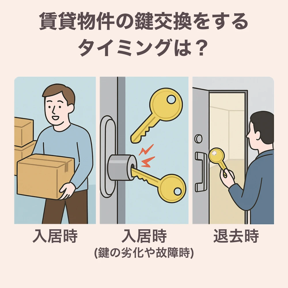 賃貸物件の鍵交換の費用は借主が負担する？知ると得する費用に関する知識