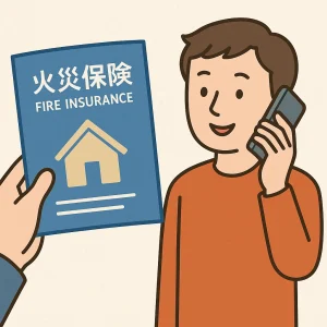 火災保険を利用する画像