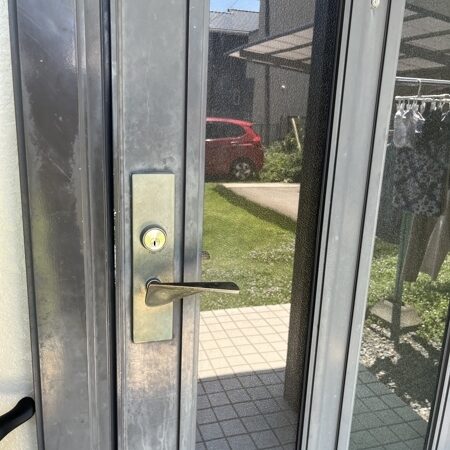 栃木県佐野市 住宅の鍵交換 作業後写真