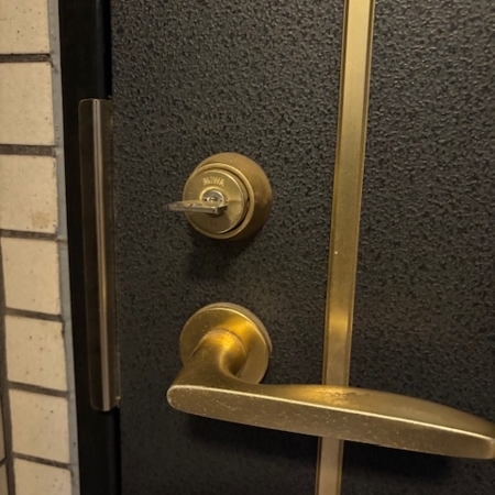東京都文京区で分譲マンションの玄関鍵修理