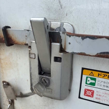 栃木県小山市 トラック荷台の鍵作製 作業後写真