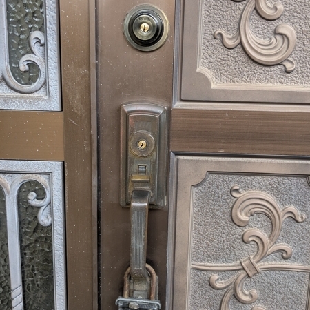 栃木県宇都宮市 戸建て住宅の鍵交換 作業後写真