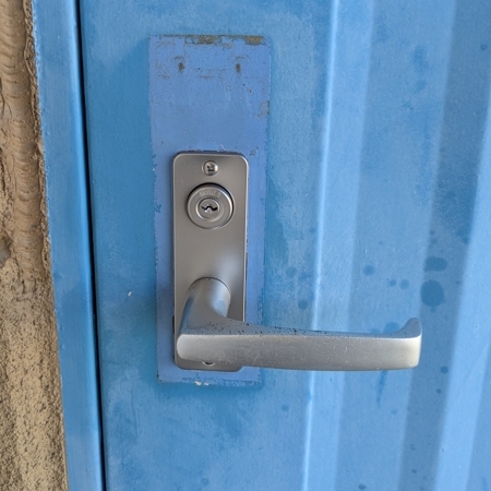 群馬県高崎市 KEIDEN製カードキーをシリンダーキーへ交換 作業後写真