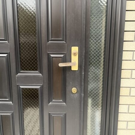 栃木県栃木市で戸建て住宅の玄関鍵2箇所交換