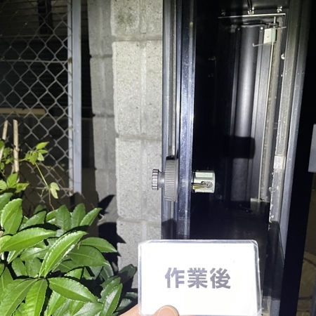 東京都大田区 ダイヤル式ポストの鍵開け 作業後写真