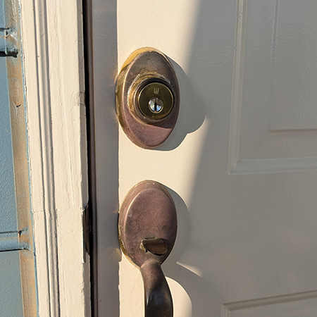 茨城県つくば市で輸入住宅の鍵交換 作業実績 2025/11/30の作業写真