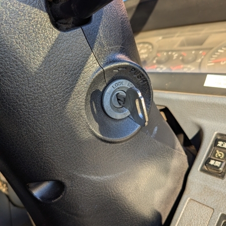 栃木県小山市 日野自動車プロフィアの鍵作成 作業後写真