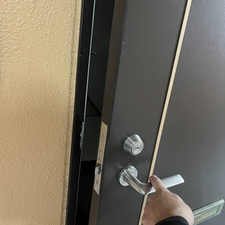 栃木県宇都宮市 マンションの玄関鍵開け 作業後