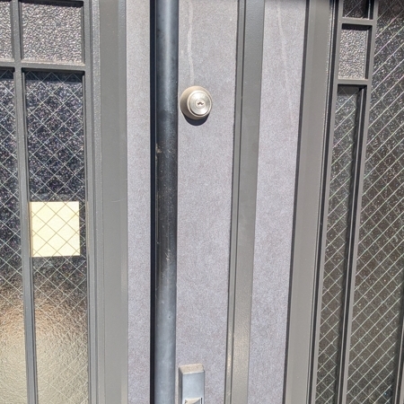 埼玉県さいたま市中央区で玄関の鍵交換