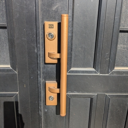 茨城県古河市で戸建て住宅玄関の鍵交換