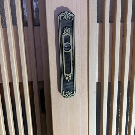 栃木県小山市で引き戸 召し合わせ錠の鍵交換