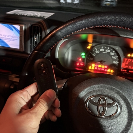 滋賀県東近江市でトヨタ パッソ スマートキー作成 作業後写真