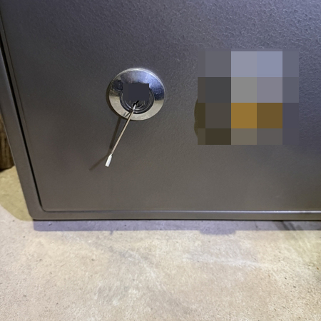 茨城県神栖市 家庭用金庫の鍵開け 作業後写真