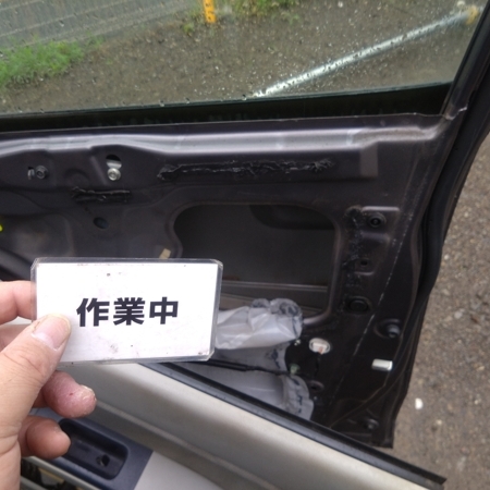 東京都町田市 ホンダ ゼストの鍵作成 作業中写真