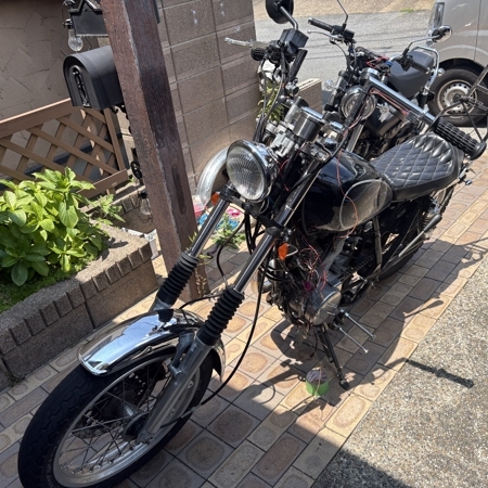 京都府宇治市でヤマハ SR400の鍵作成 作業実績 2026/07/20の作業写真